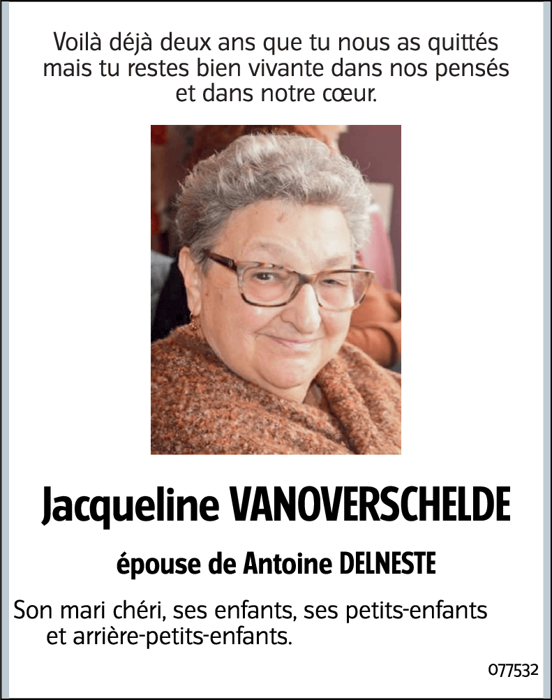 Jacqueline VANOVERSCHELDE