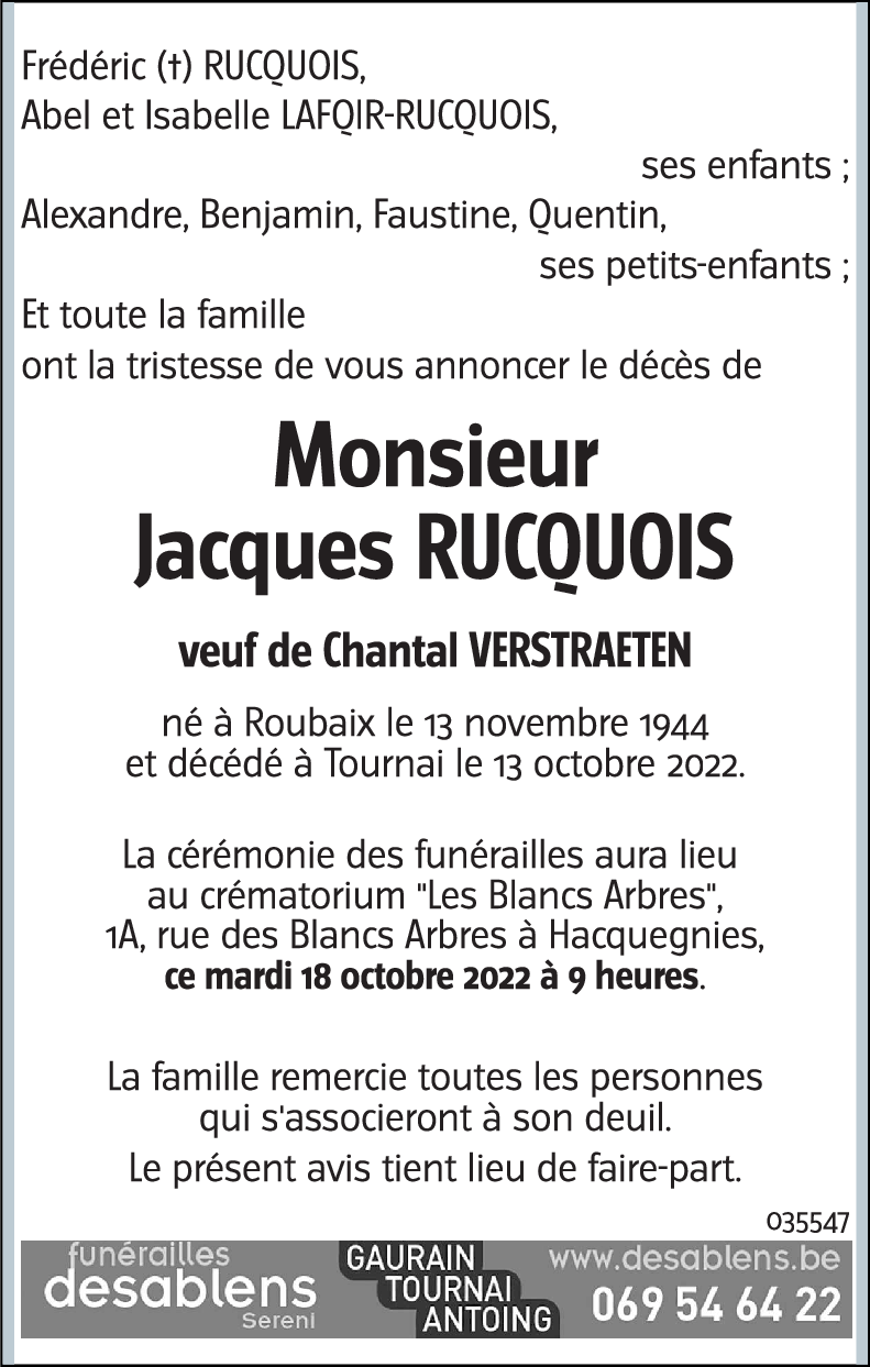 Jacques RUCQUOIS