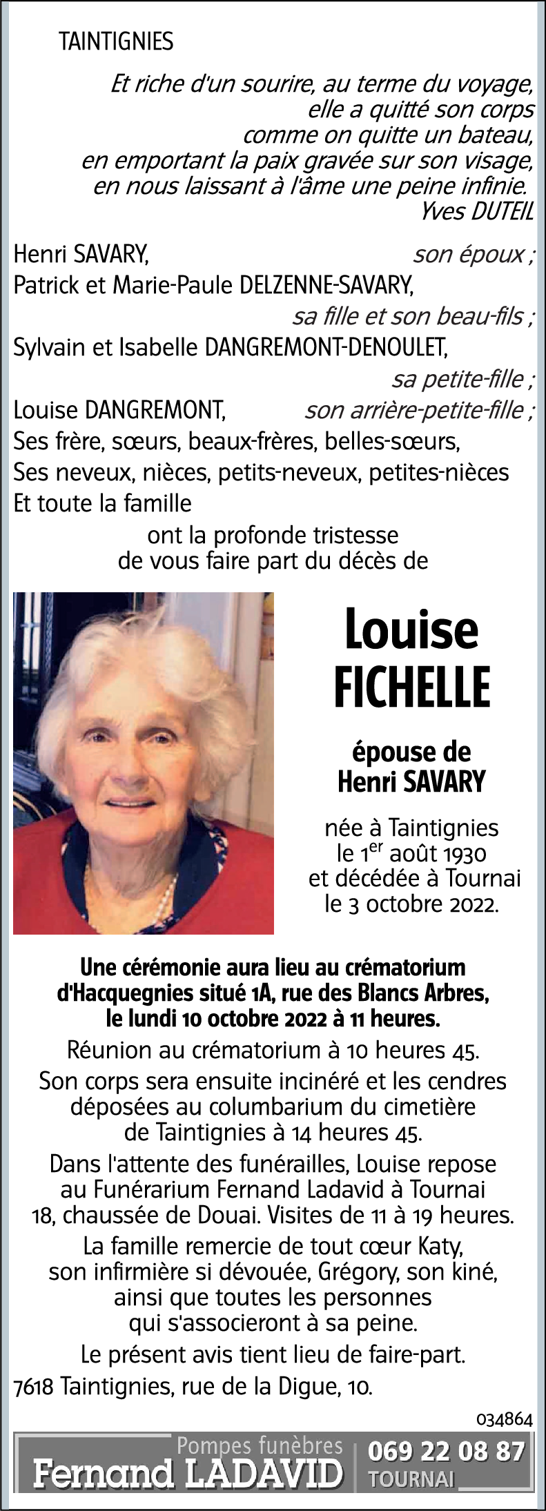 Louise FICHELLE