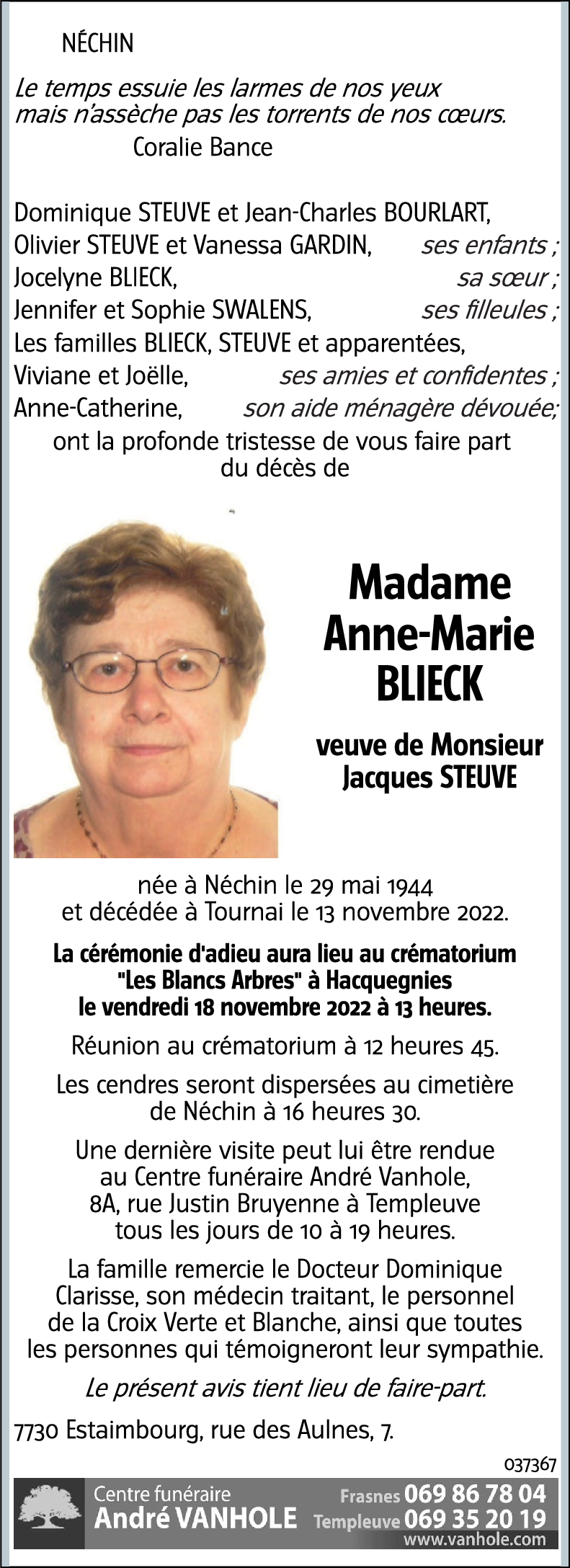 Anne-Marie BLIECK