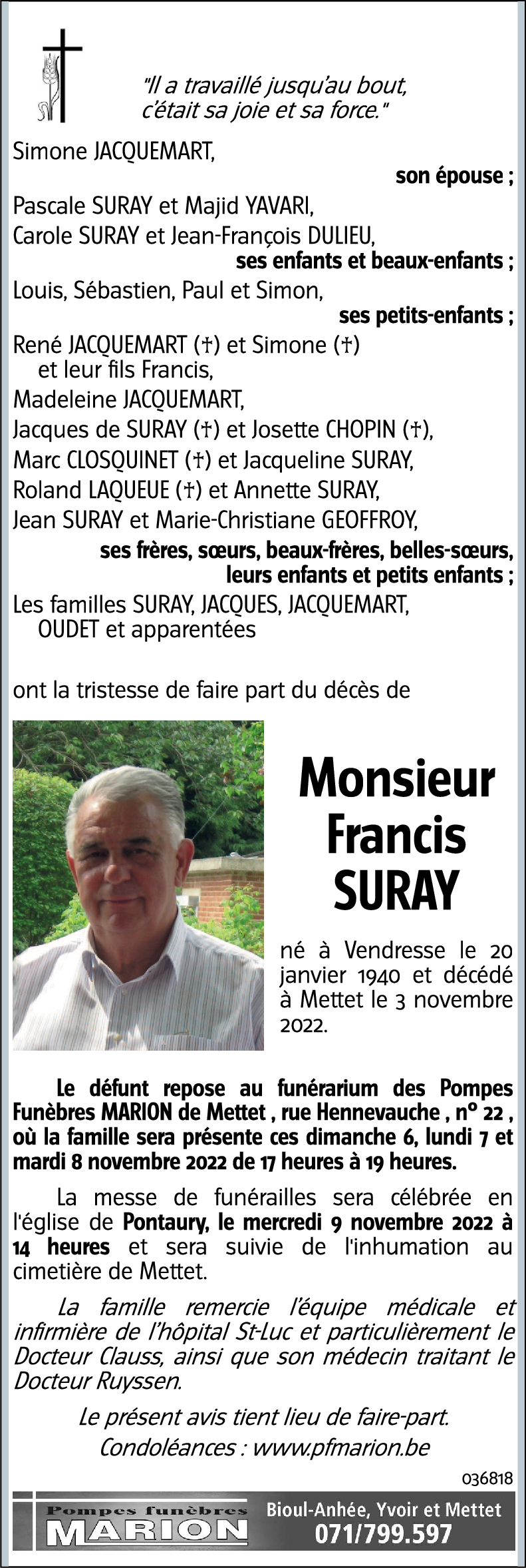 Francis SURAY