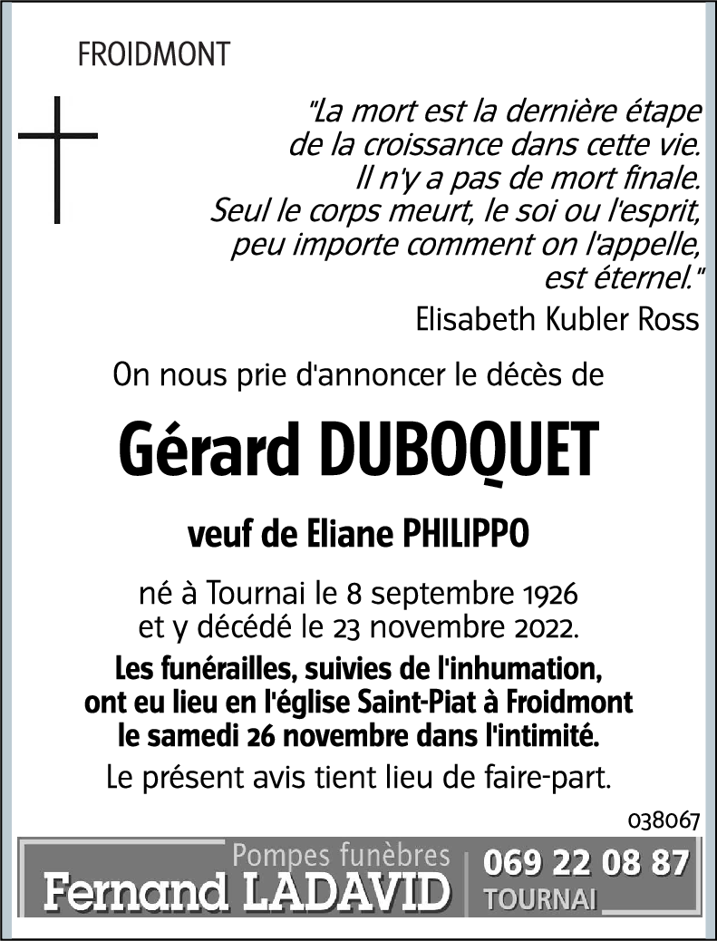 Gérard DUBOQUET