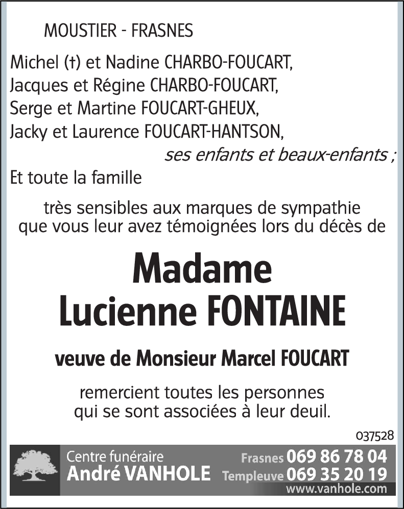 Lucienne FONTAINE