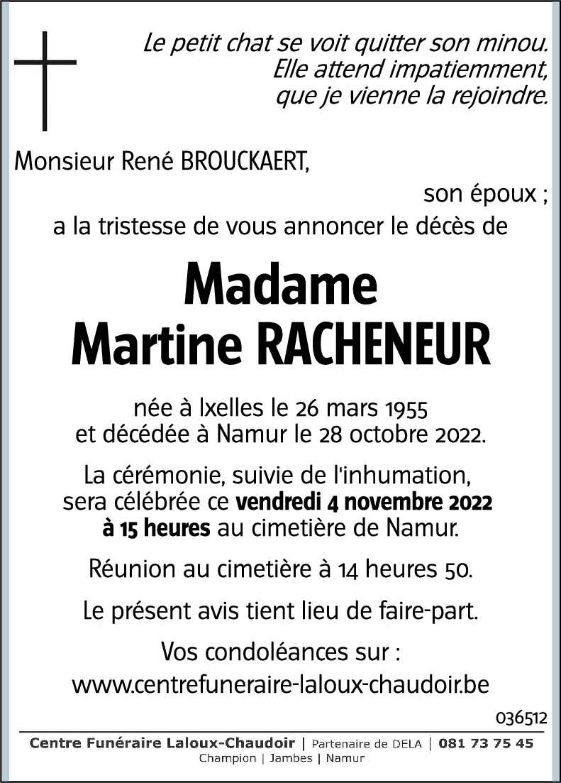 Martine RACHENEUR