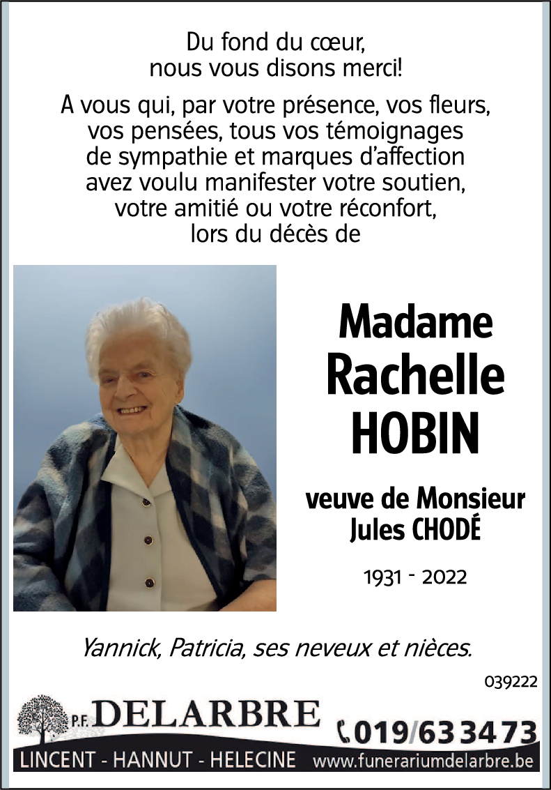 Rachelle HOBIN