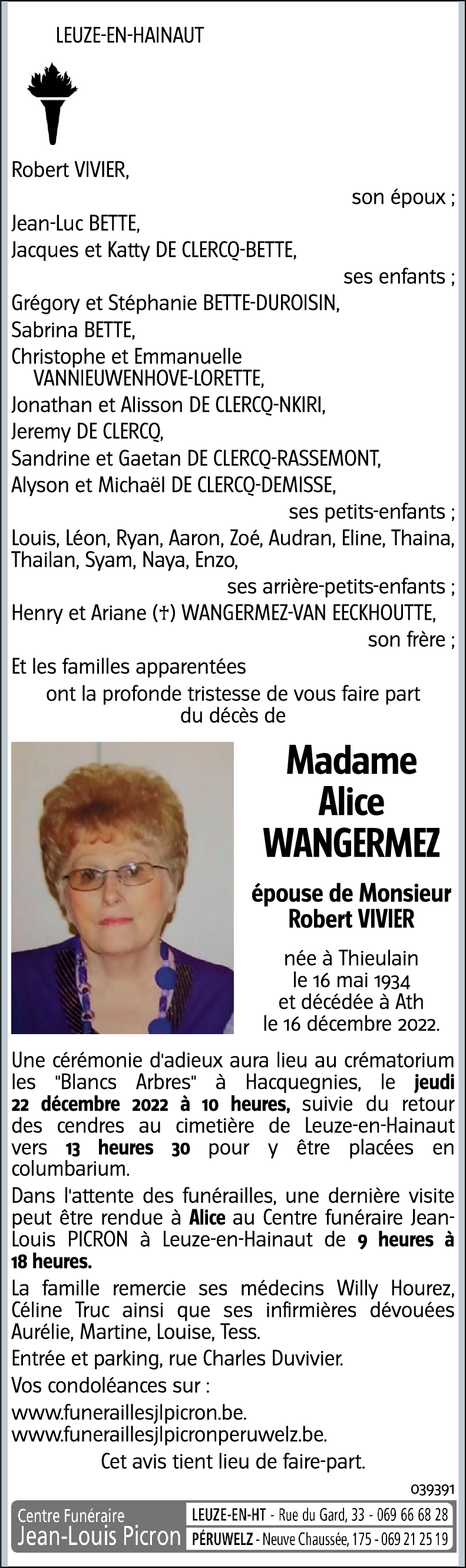Alice Wangermez