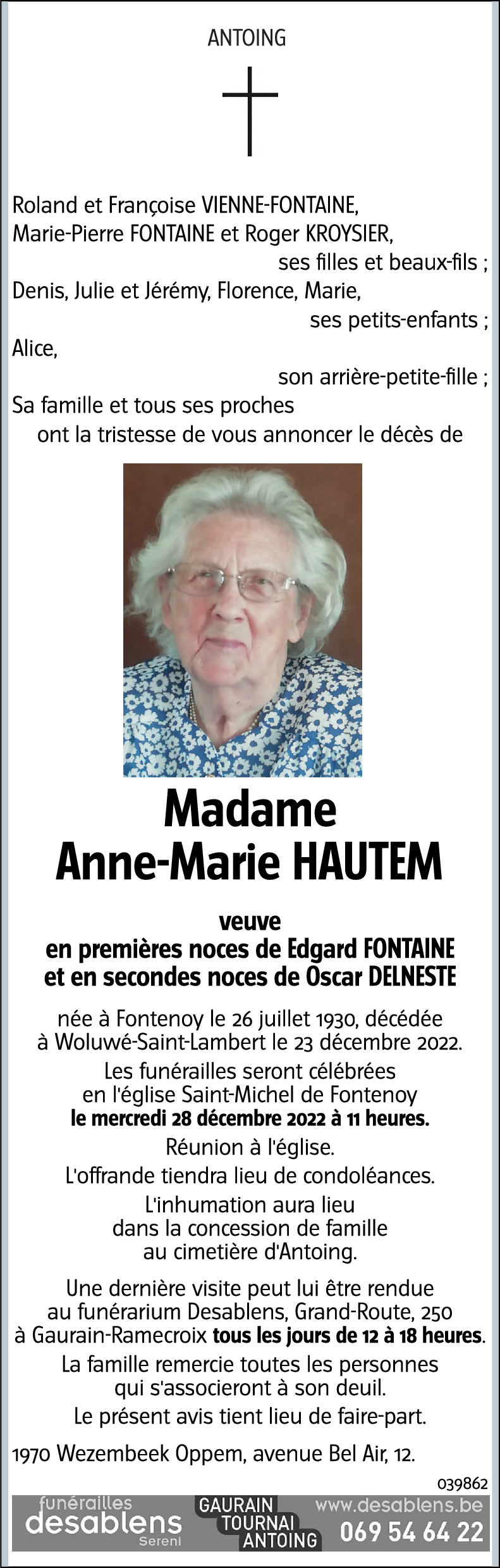 Anne-Marie HAUTEM