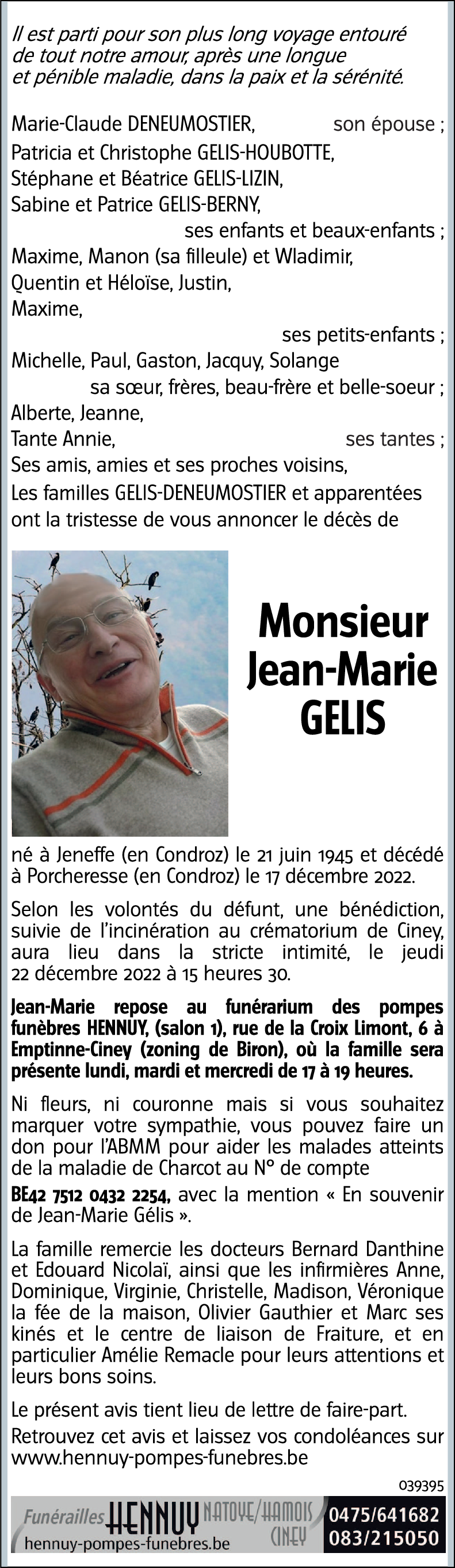 Jean-Marie GELIS