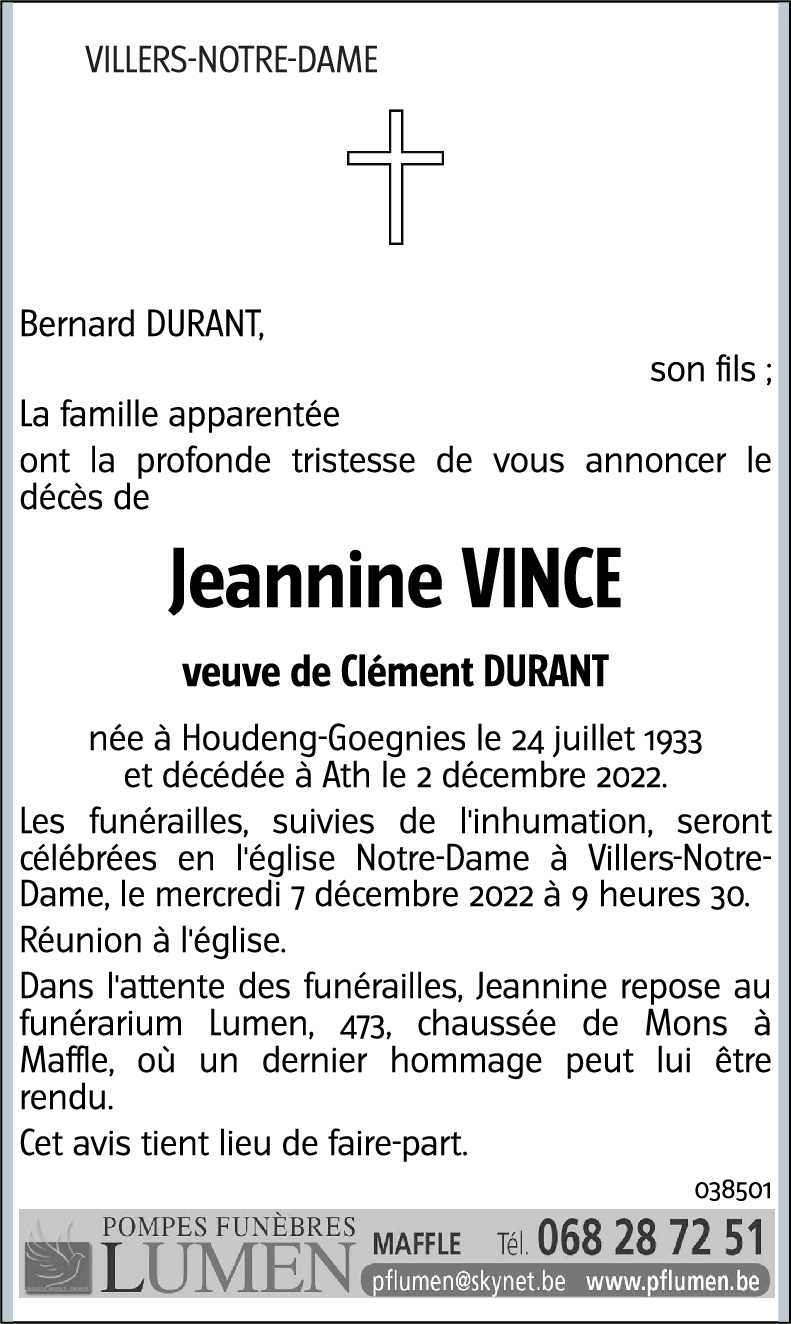 Jeannine VINCE