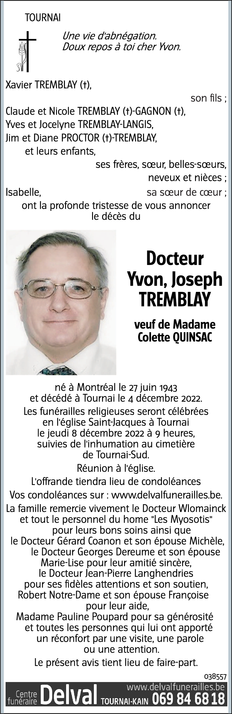 Joseph TREMBLAY