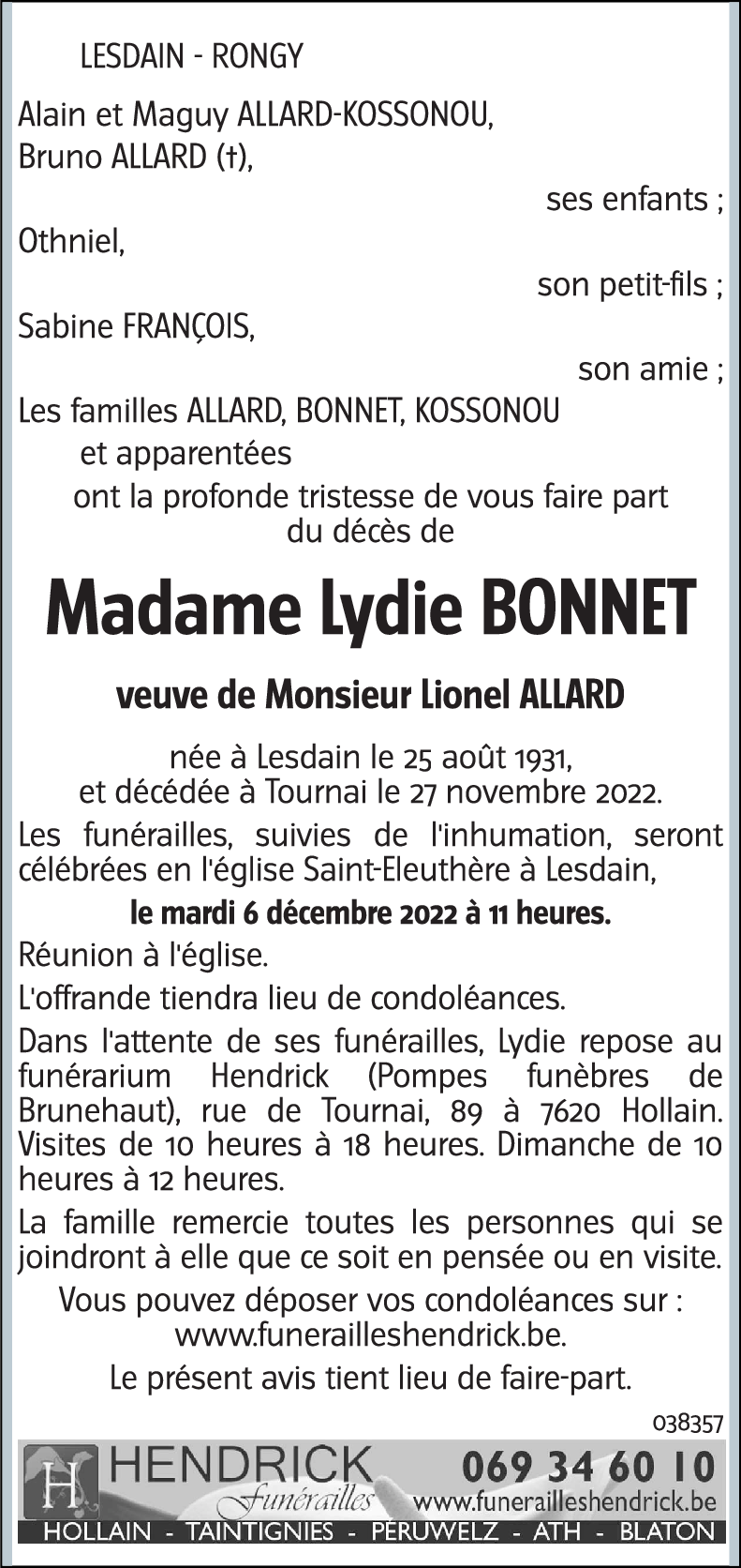 Lydie BONNET