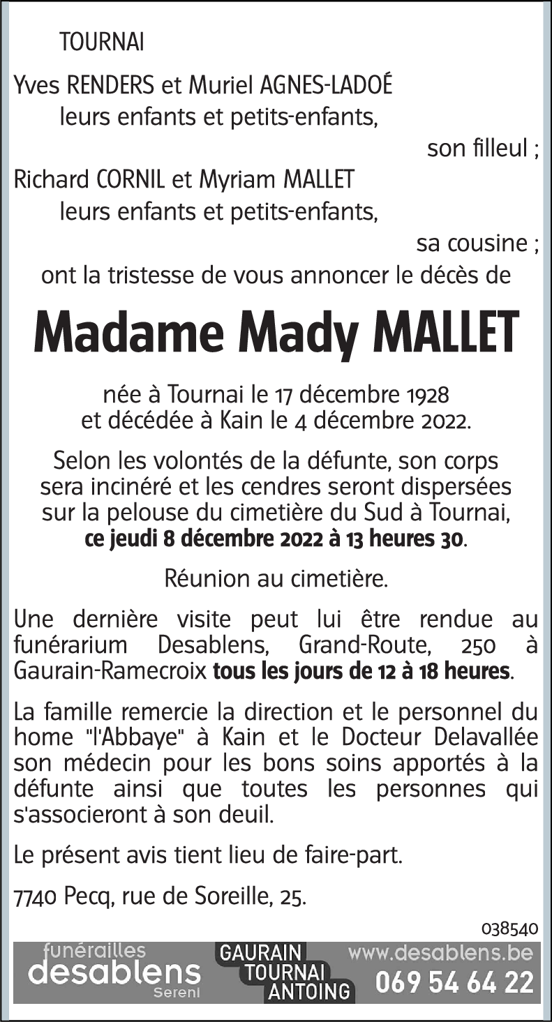 Mady MALLET