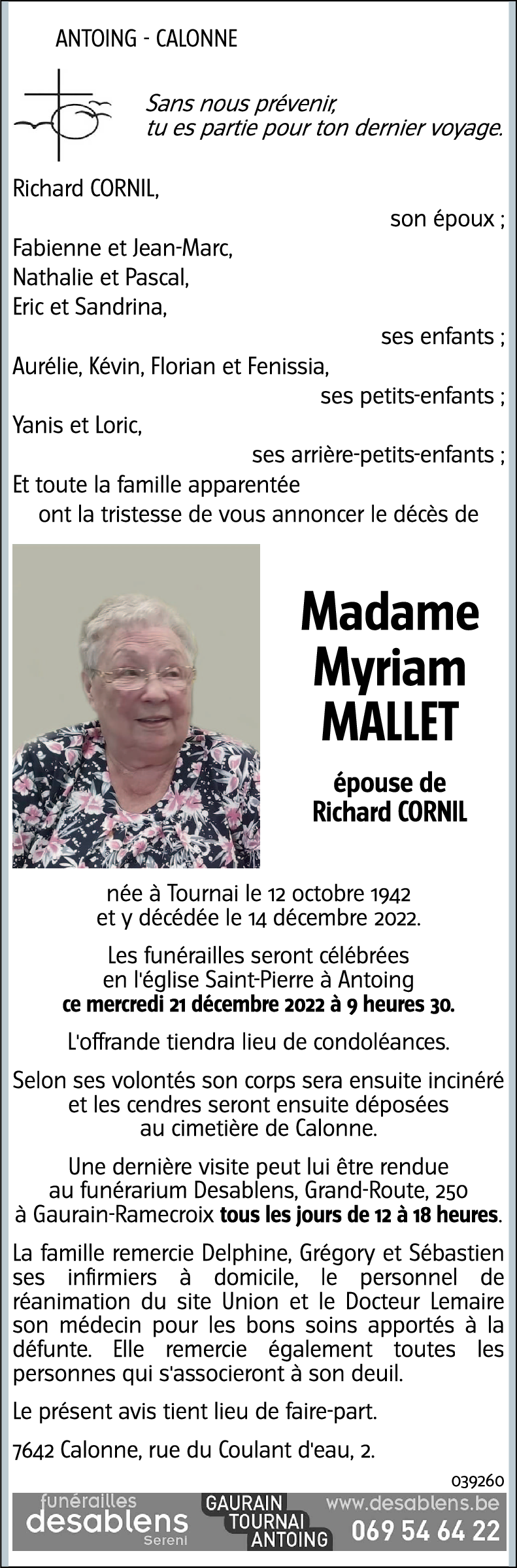 Myriam MALLET