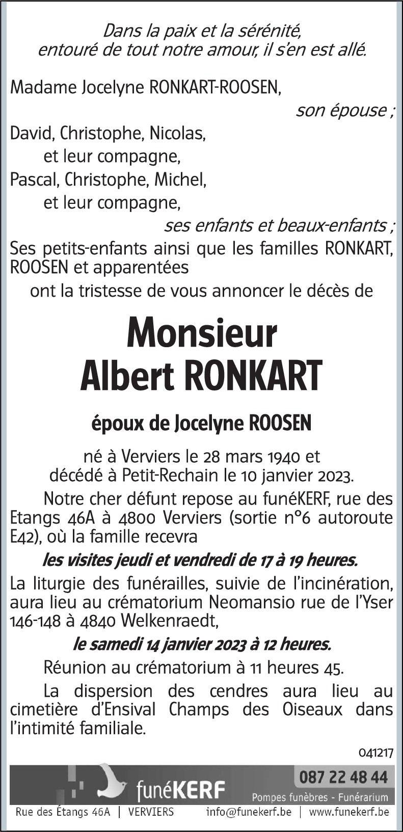 Albert RONKART