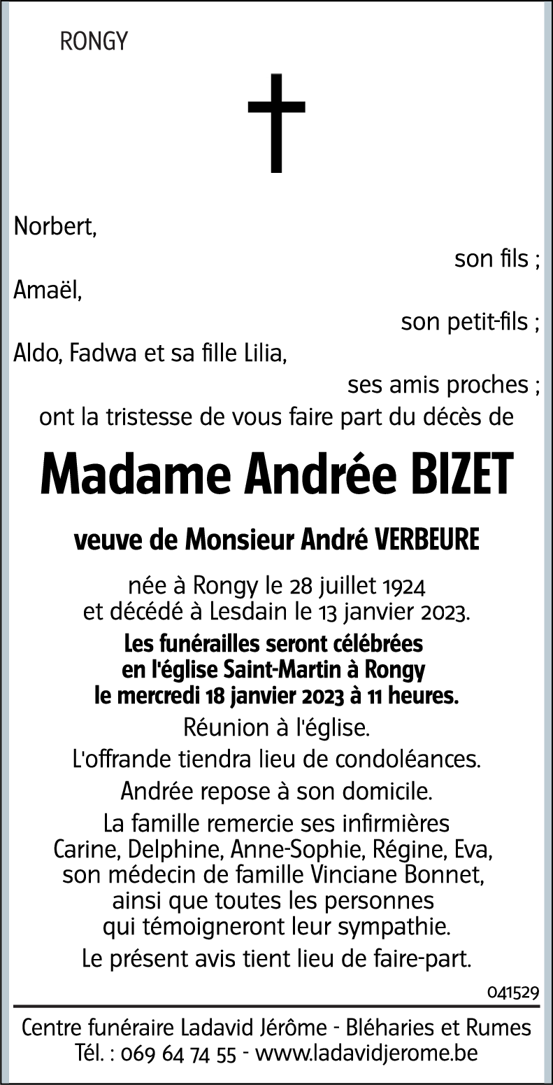 Andrée BIZET