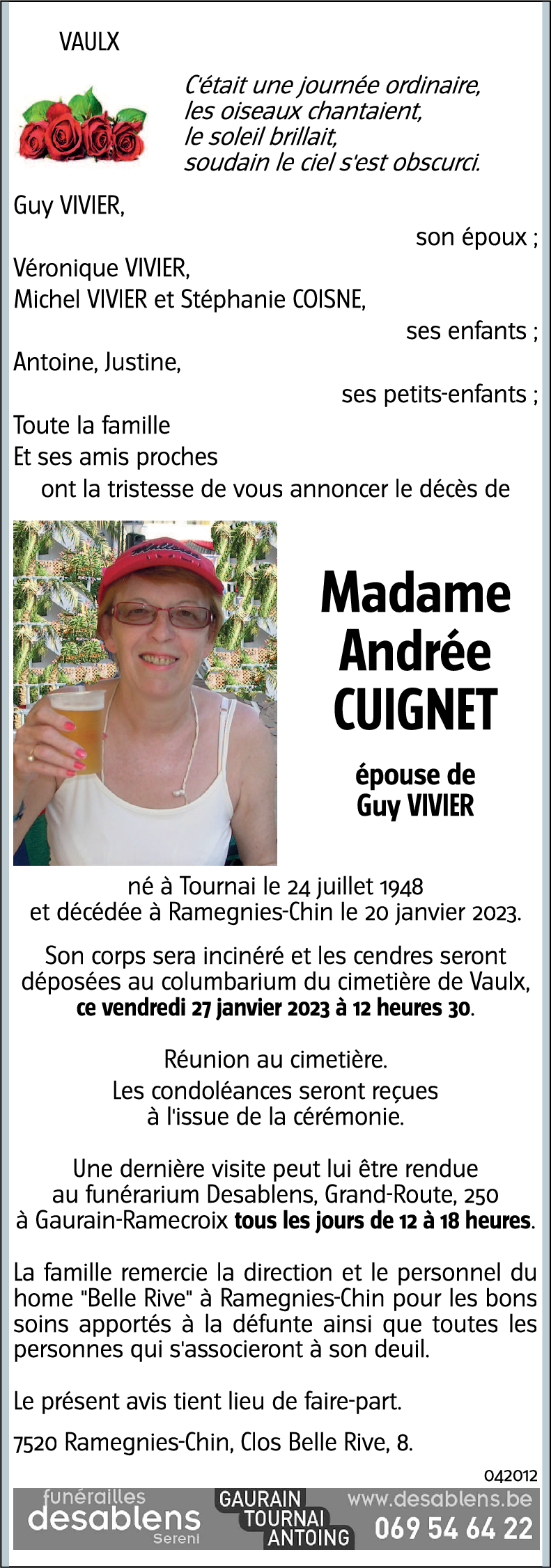 Andrée CUIGNET