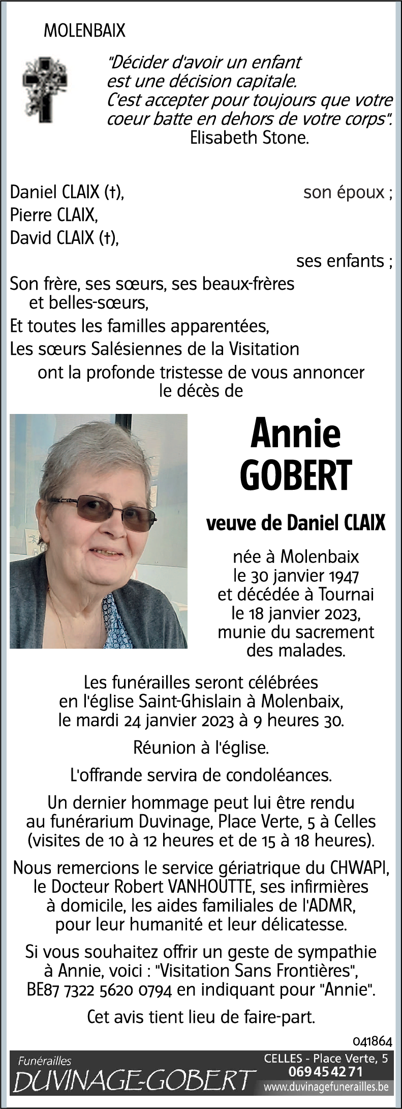 Annie GOBERT