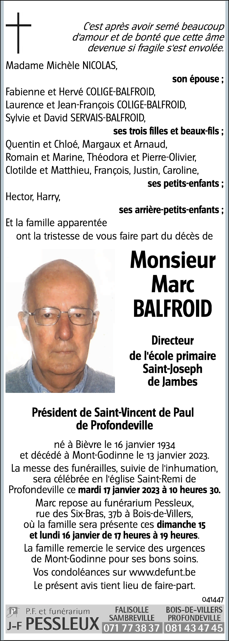 BALFROID Marc