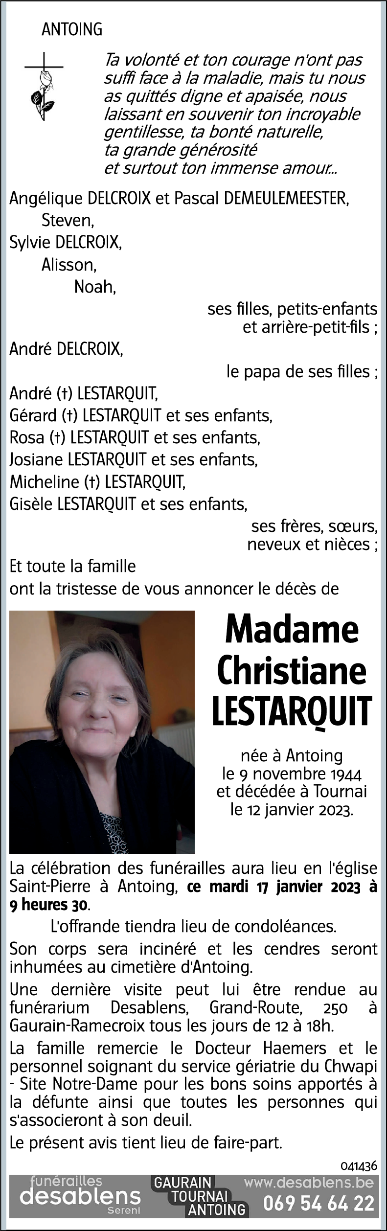 Christiane LESTARQUIT