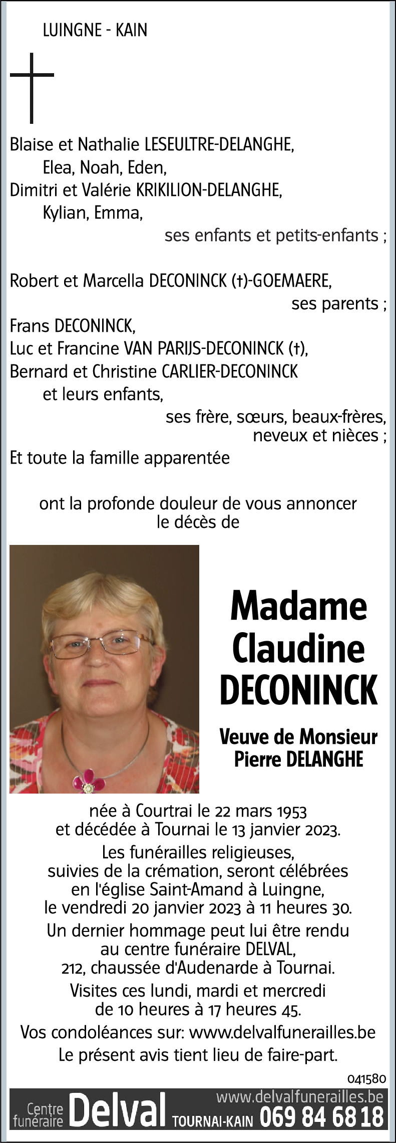 Claudine DECONINCK