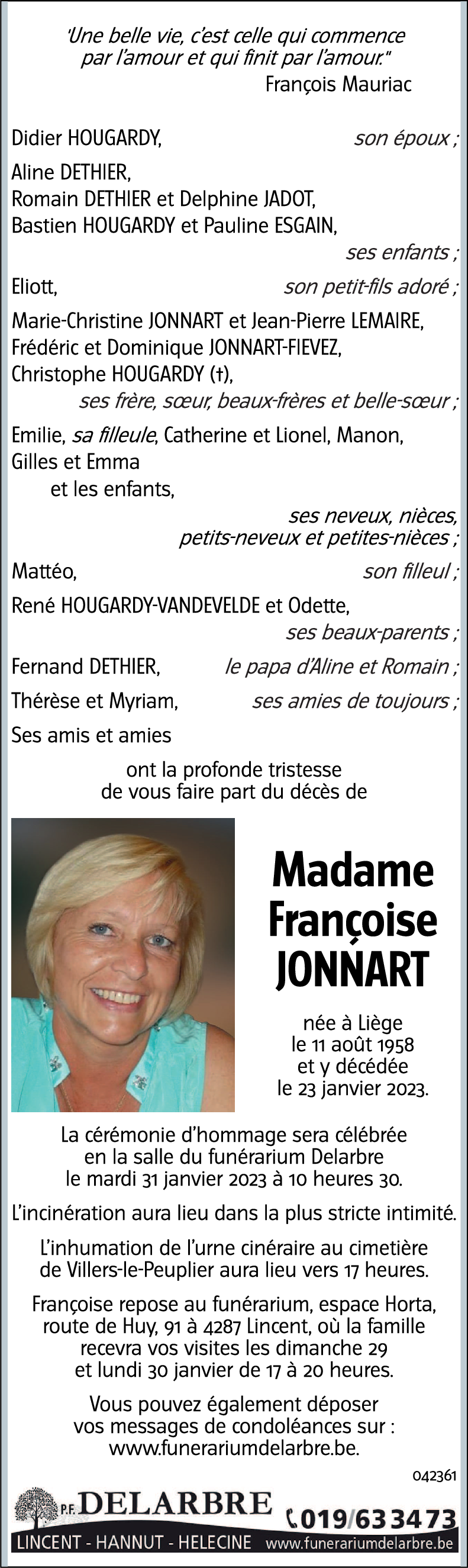 Françoise JONNART