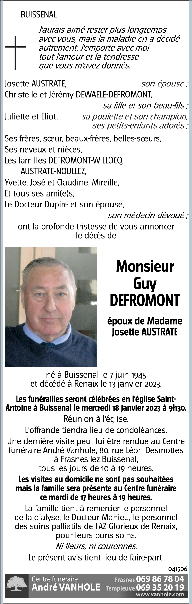 Guy DEFROMONT