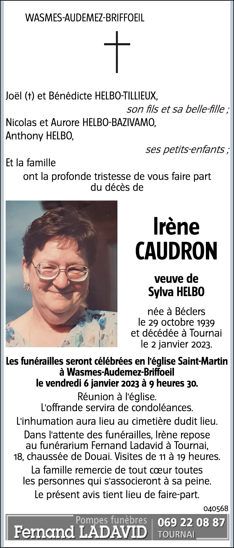 Irène CAUDRON