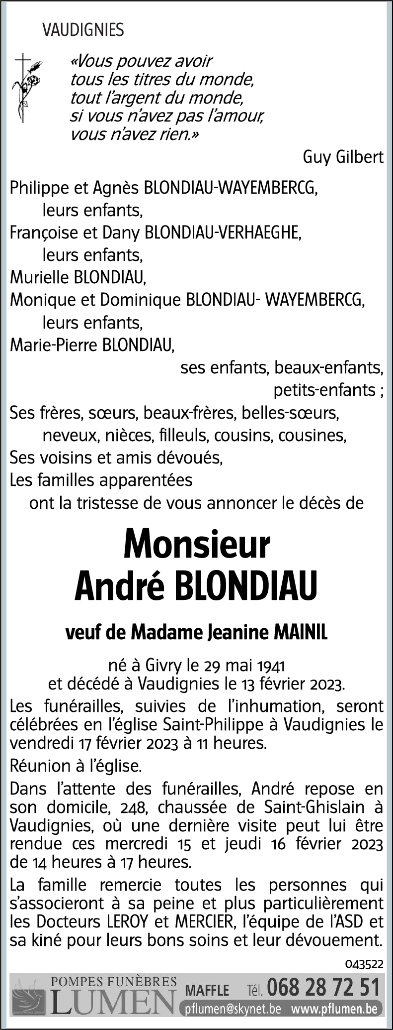 André BLONDIAU