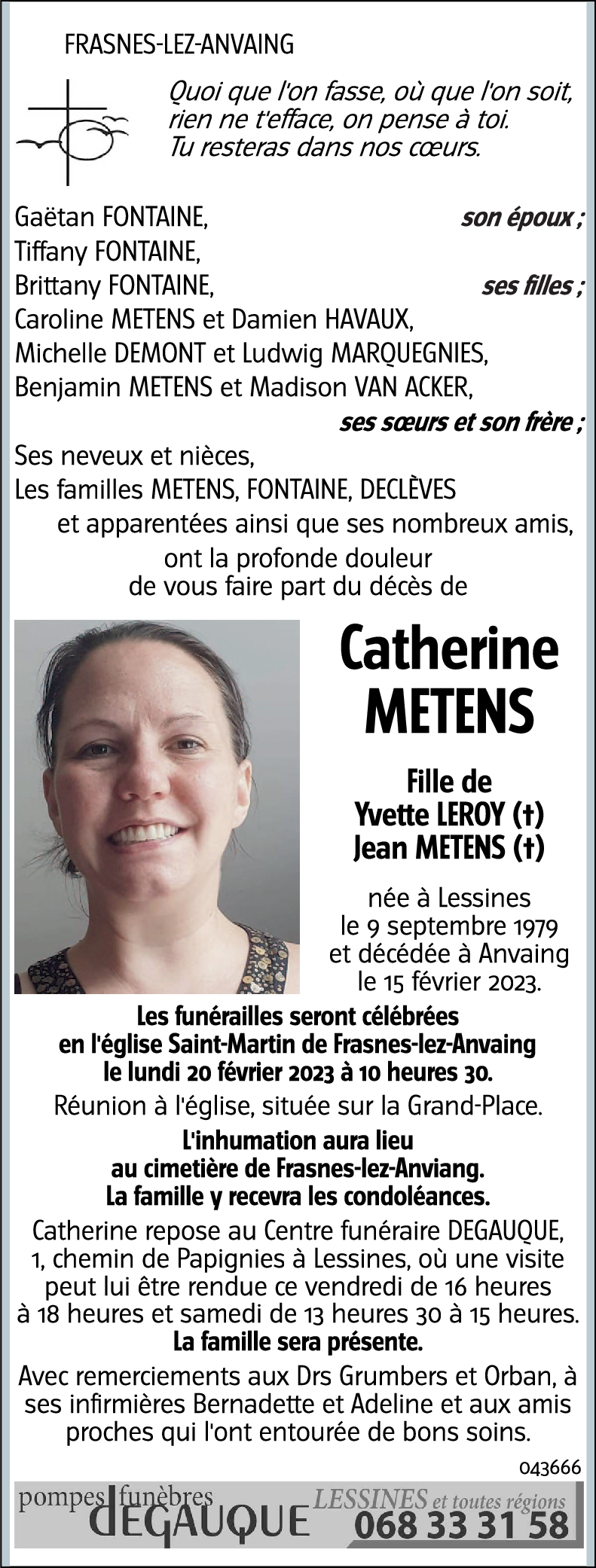 Catherine METENS