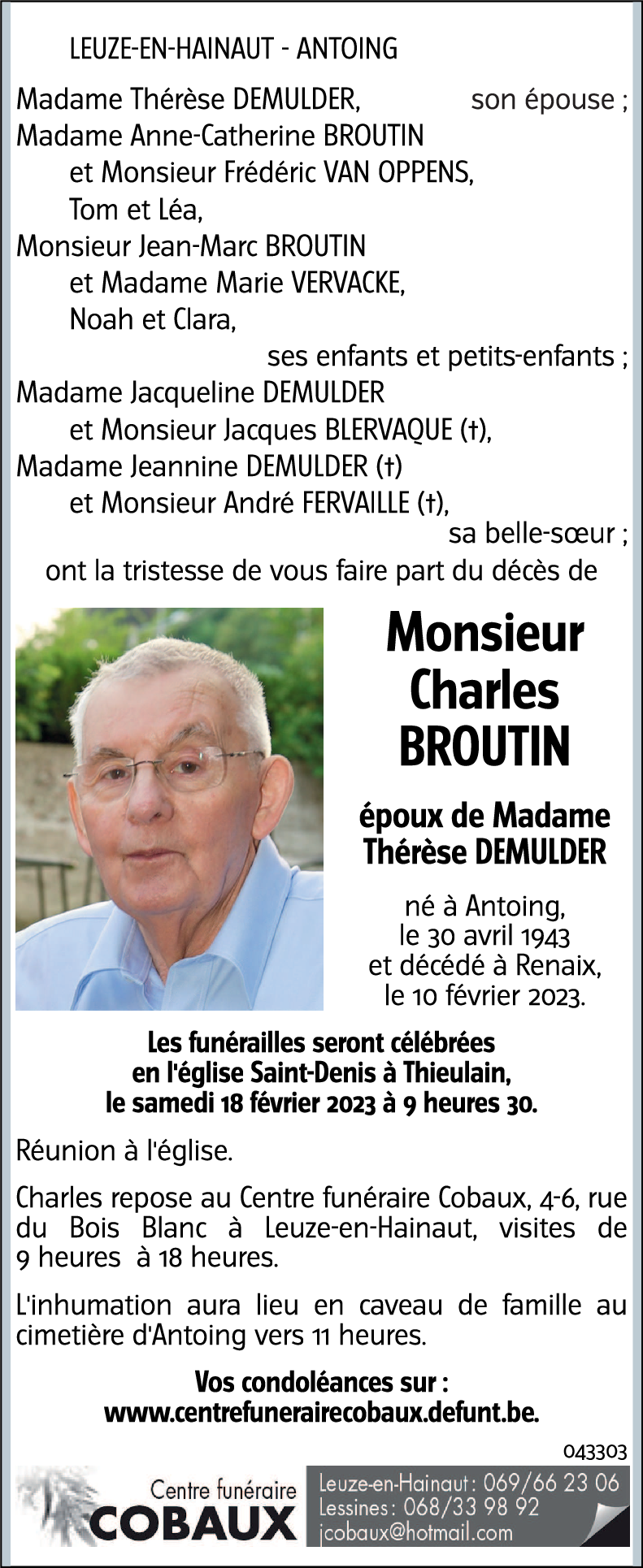 Charles BROUTIN