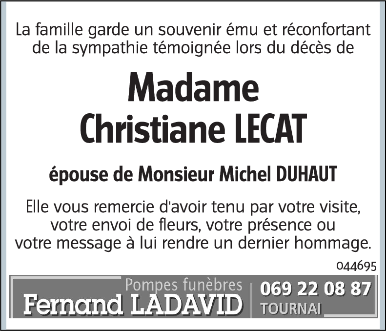 Christiane LECAT