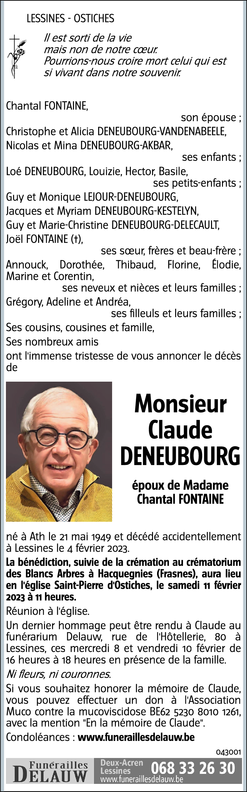 Claude DENEUBOURG