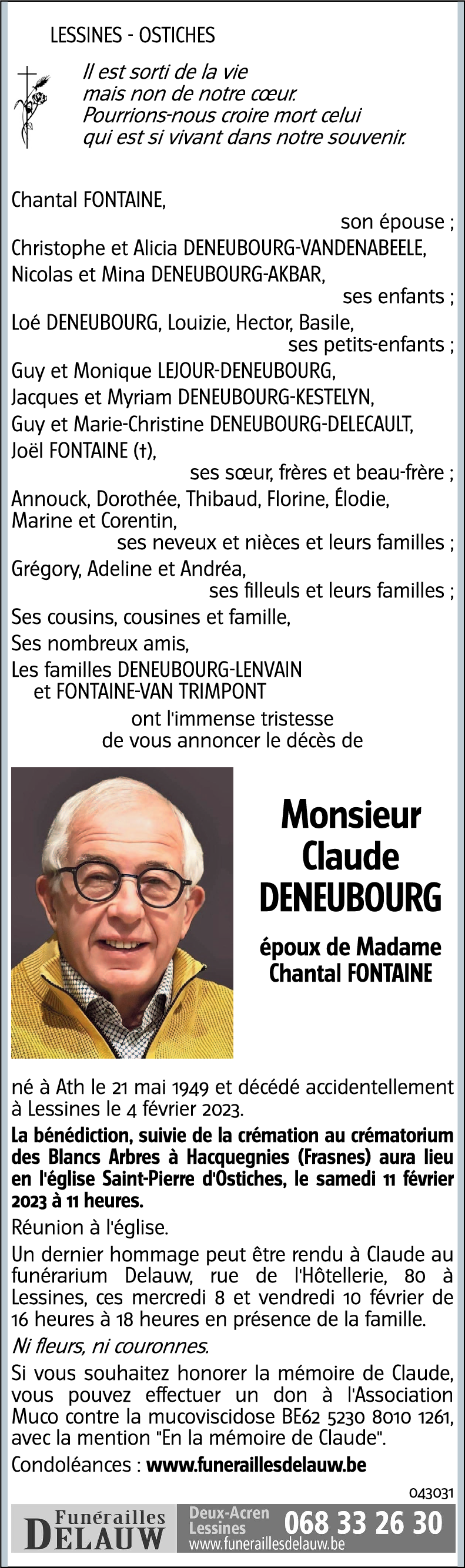 Claude DENEUBOURG