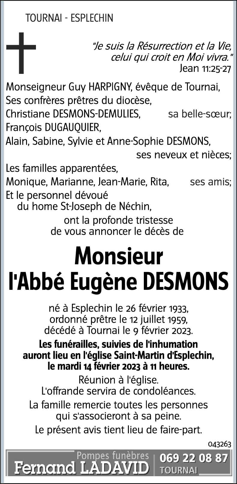 Eugène DESMONS