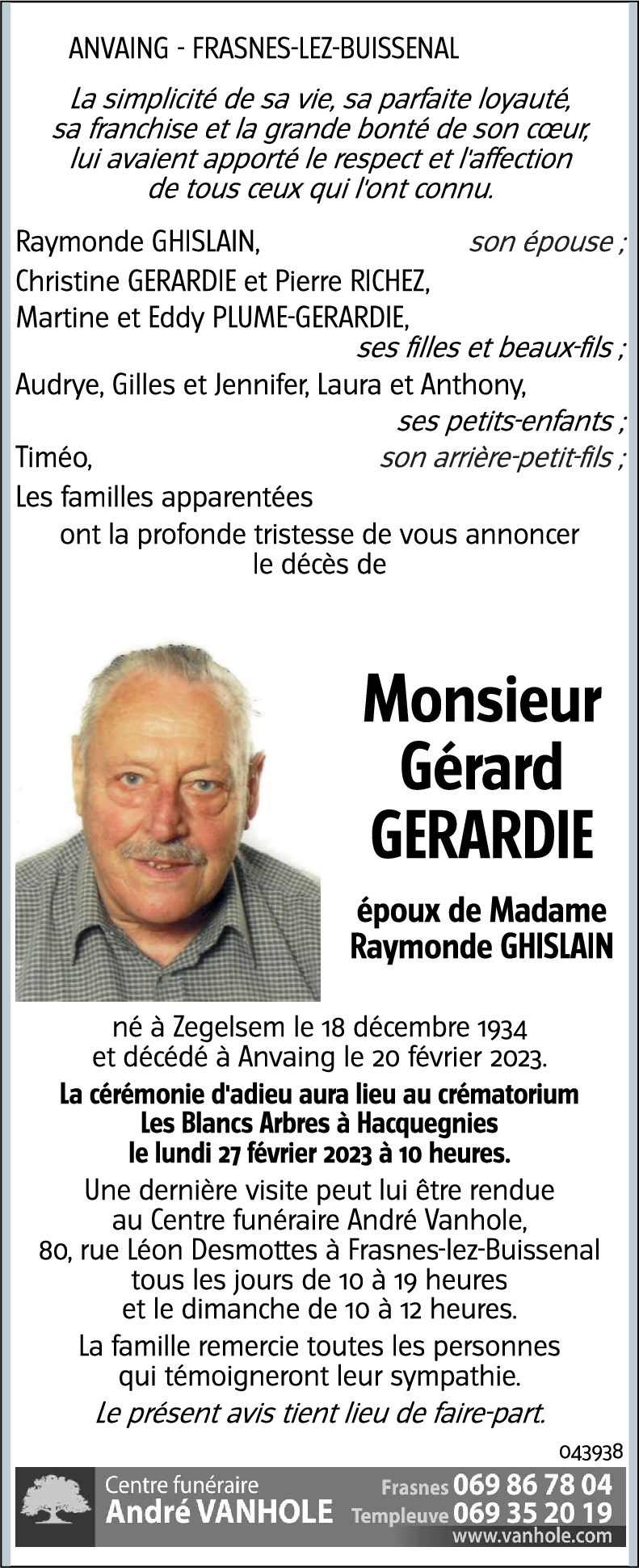 Gérard GERARDIE