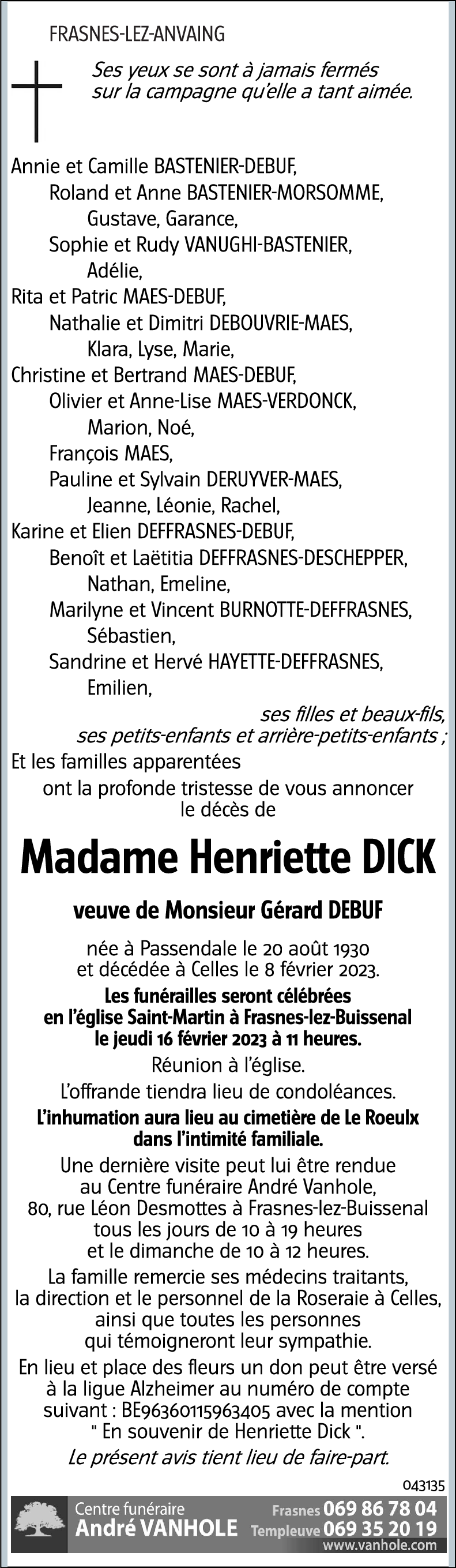 Henriette DICK