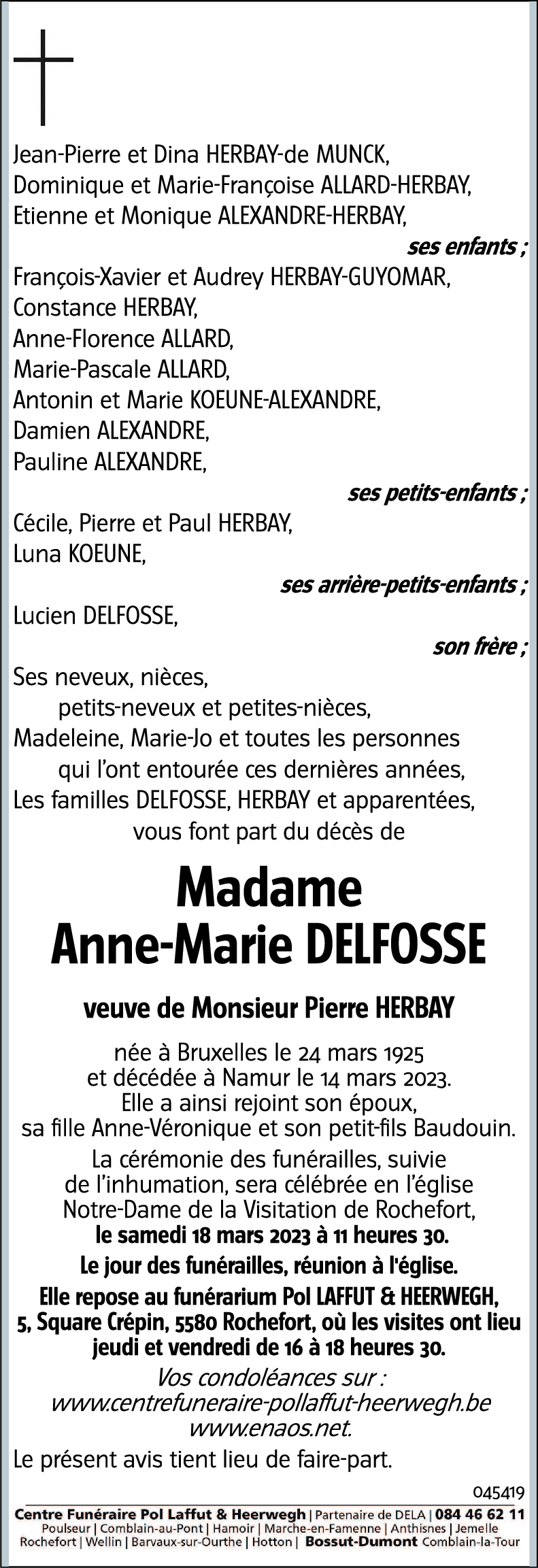 Anne-Marie DELFOSSE