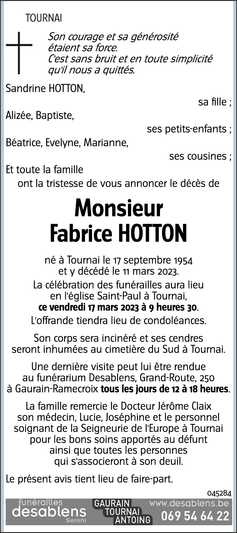 Fabrice HOTTON