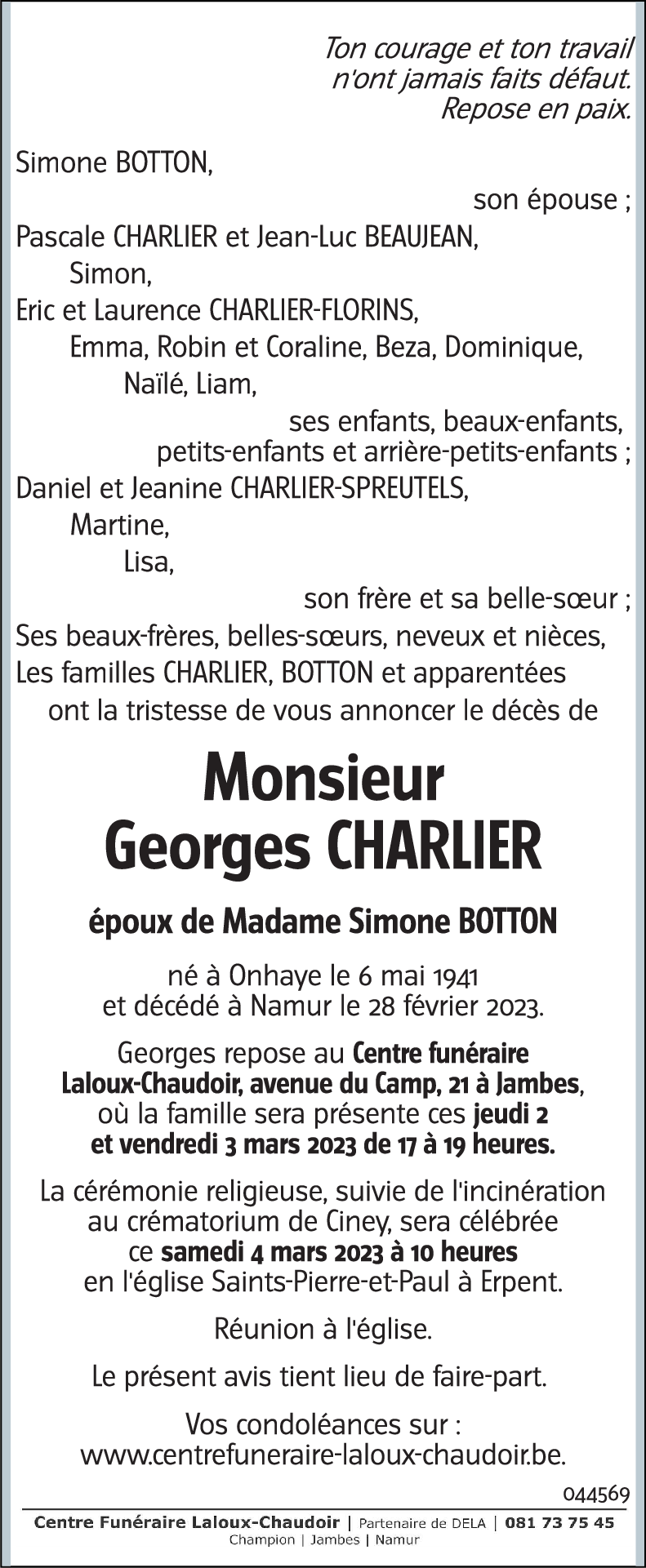 Georges CHARLIER