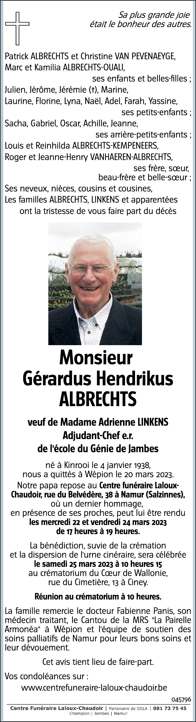 Gérardus Hendrikus ALBRECHTS