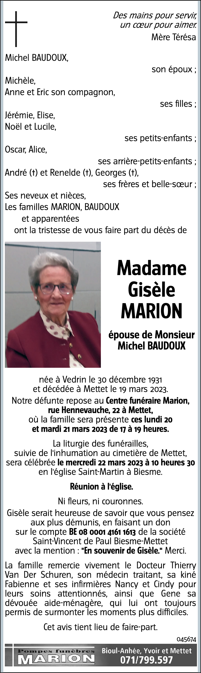 Gisèle MARION