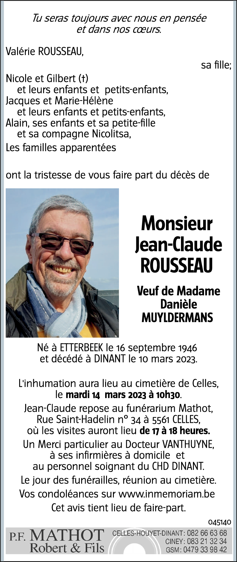 Jean-claude ROUSSEAU