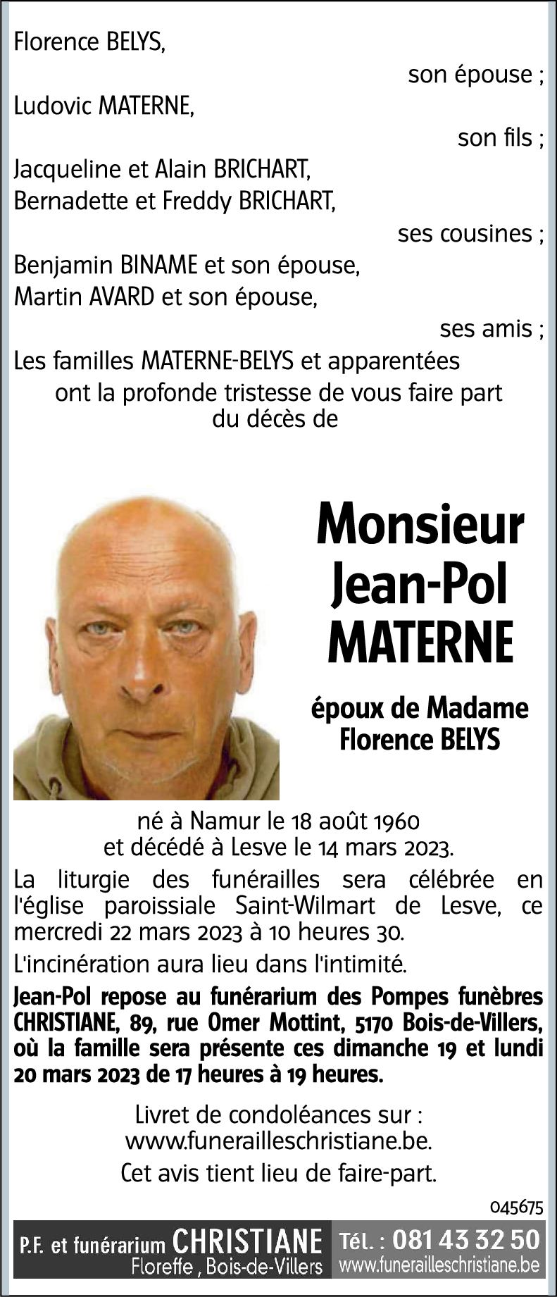 Jean-Pol MATERNE