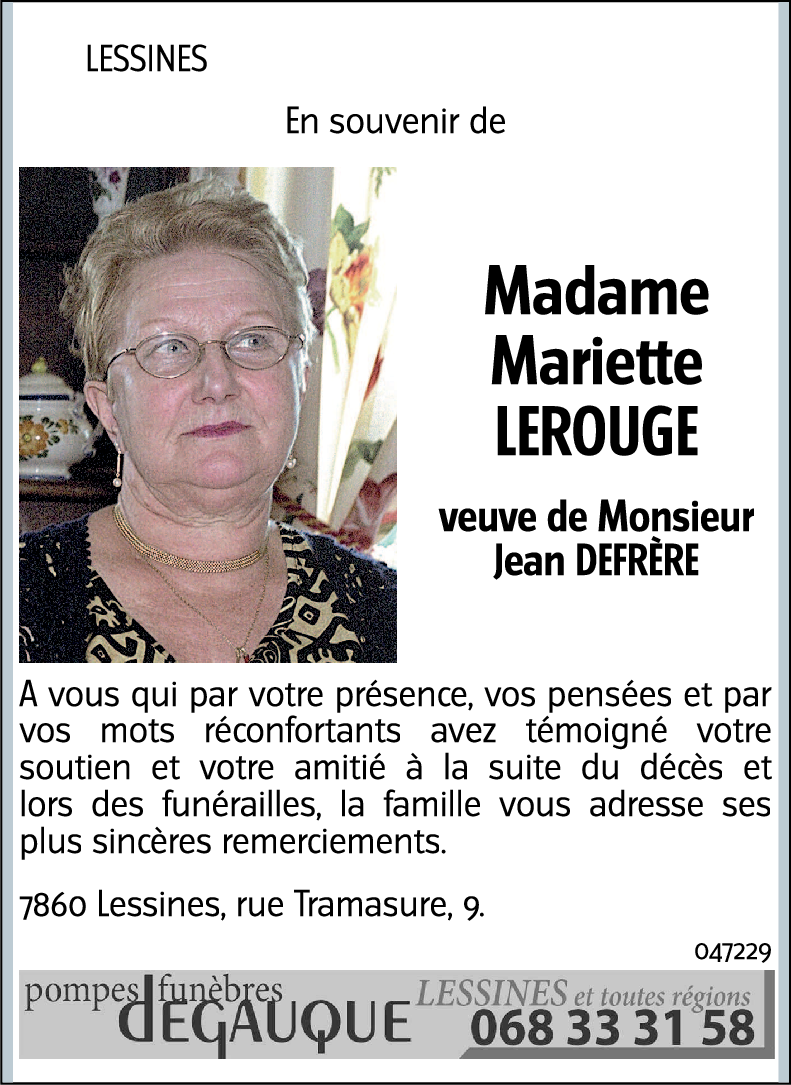 Mariette LEROUGE