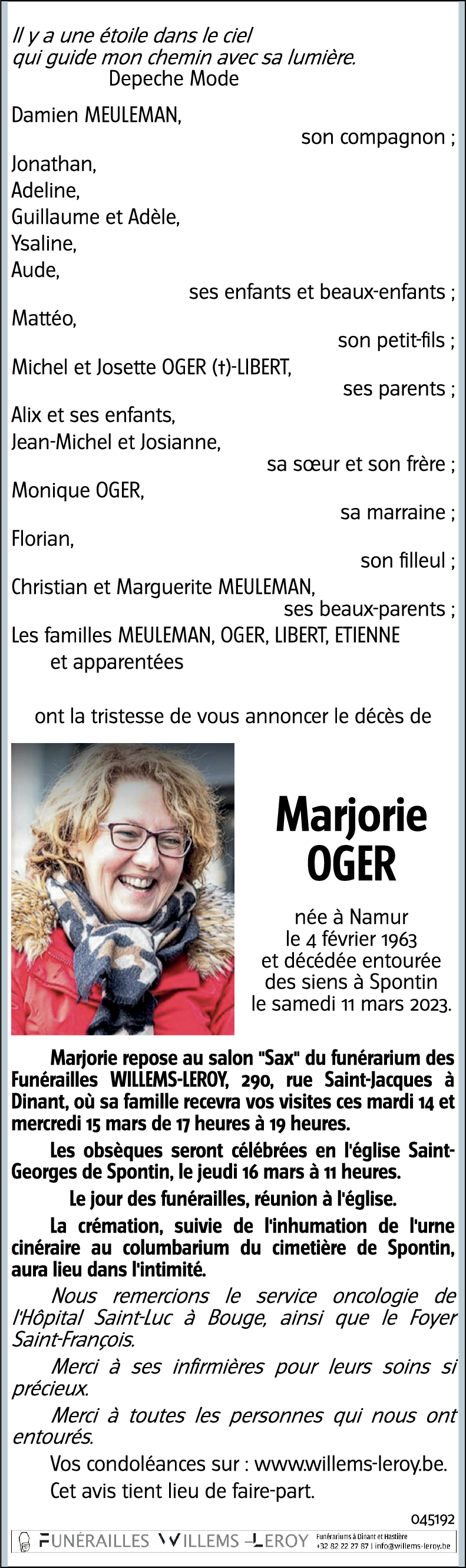 Marjorie OGER