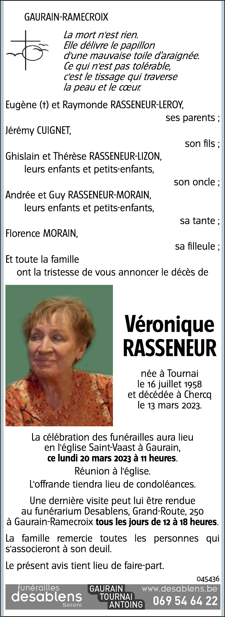 Véronique RASSENEUR