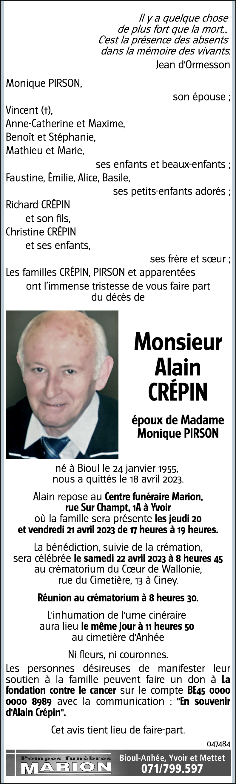 Alain CRÉPIN