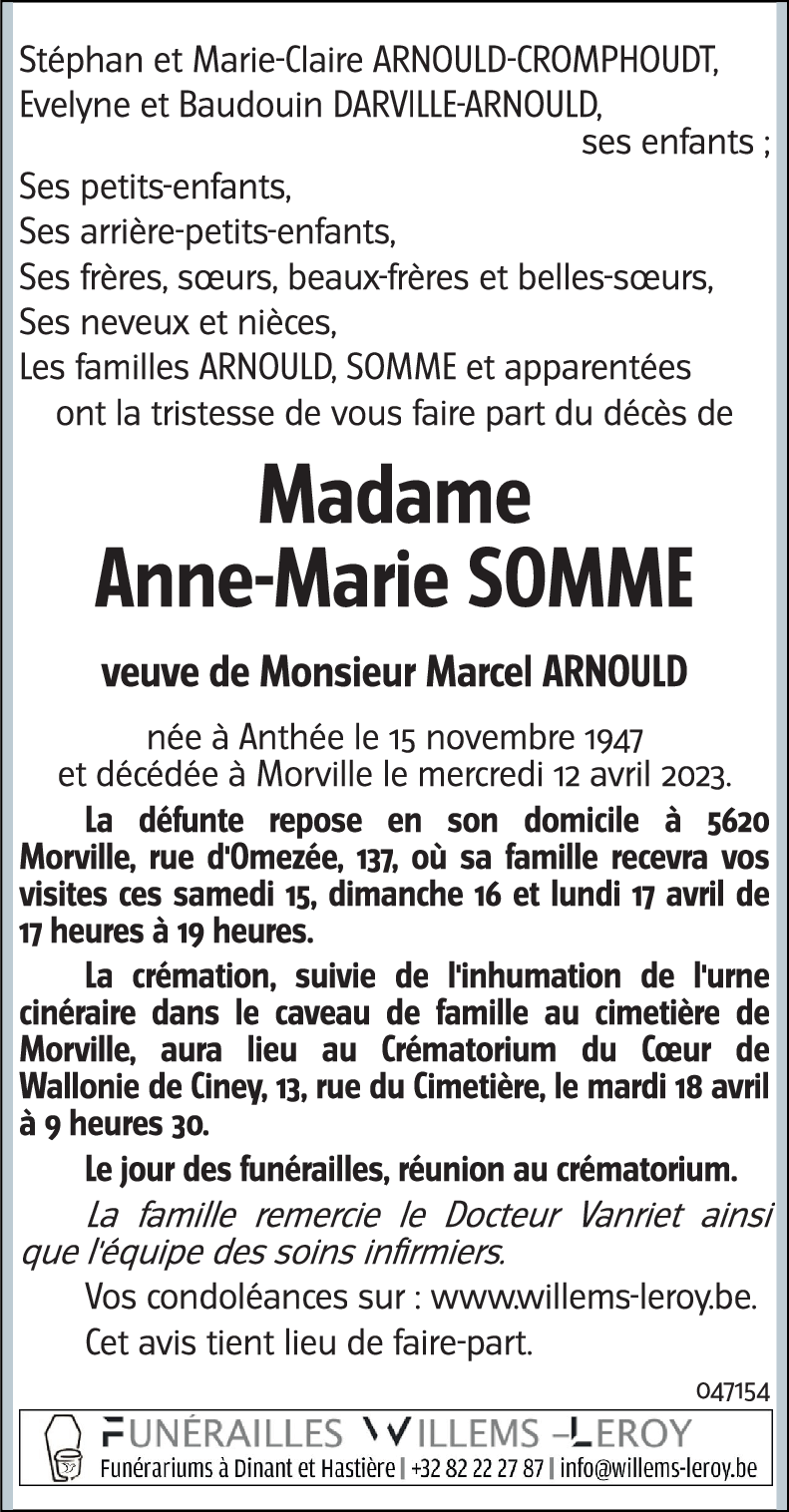 Anne-Marie SOMME