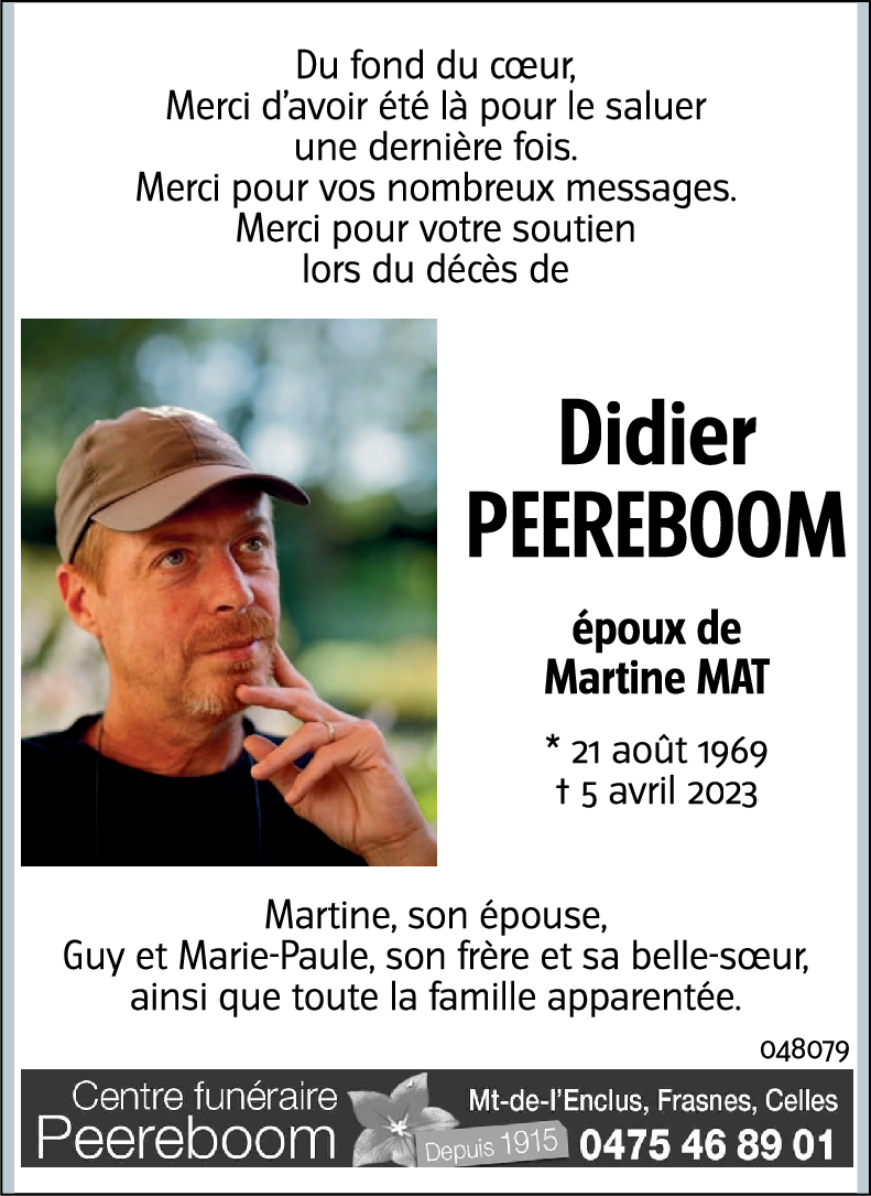 Didier PEEREBOOM