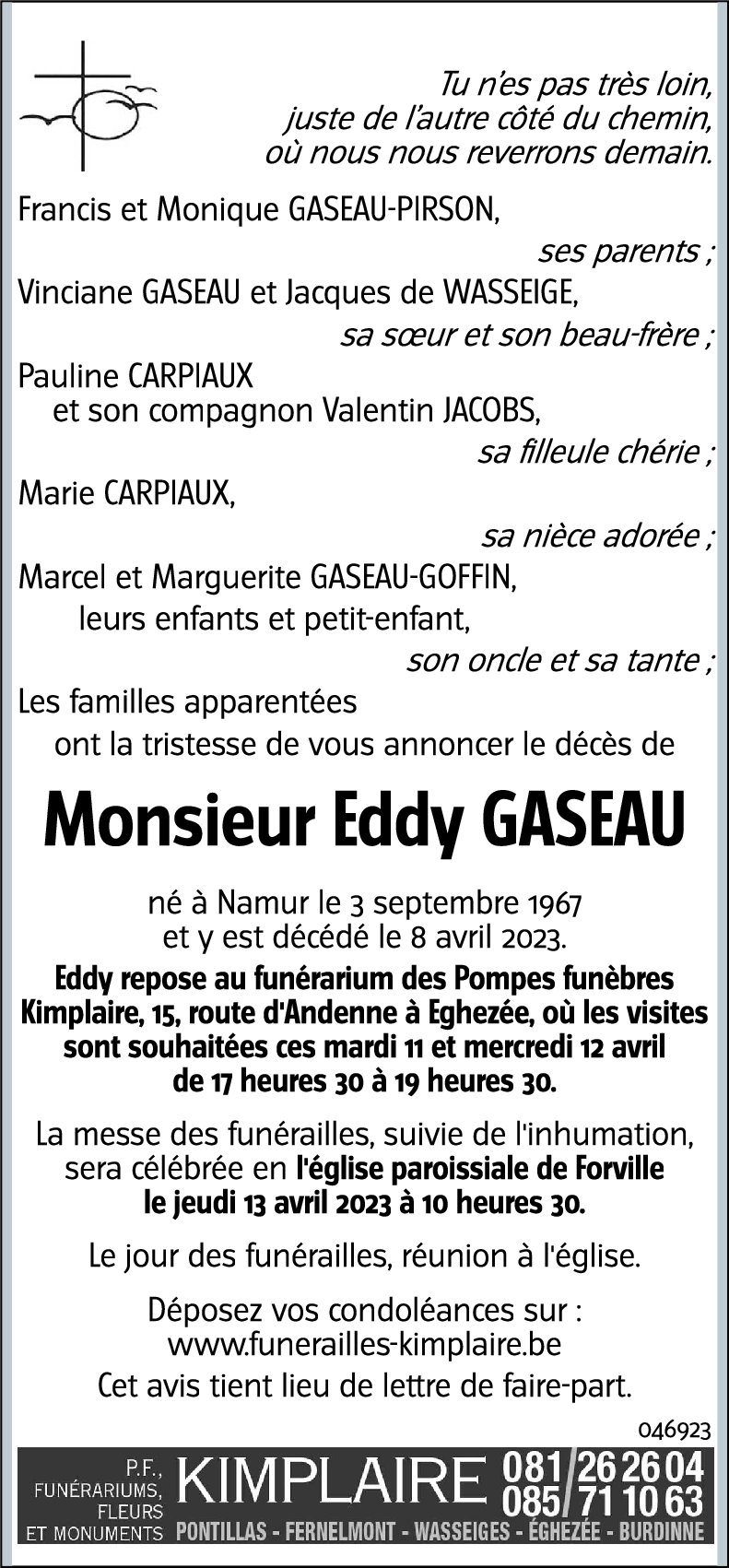 Eddy GASEAU